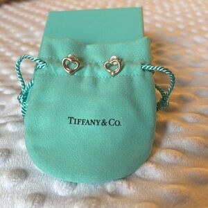 Tiffany & Co. Open Heart Stud Earrings